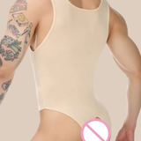 Bruce Hip-Baring Bodysuit (Skin Tone)