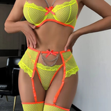Christine Lingerie Set (Yellow)