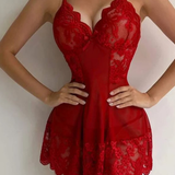 Riza Nightgown Babydoll (Red)