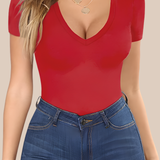 Myla Bodysuit (Red)