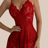 Riza Nightgown Babydoll (Red)
