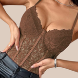 Jean Bodysuit (Dark Brown)