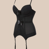 Victoria Corset Top (Solid Black)