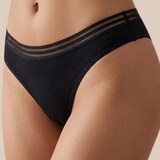 Mary Thongs (Black)