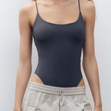 Megan Bodysuit (Gray)