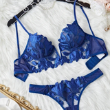 Valentina Bra Set (Blue)