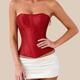 Julia Corset Top (Red)