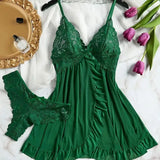 Dianne Lingerie Set (Green)