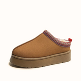 Hannah Platform Fuzzie (Khaki)